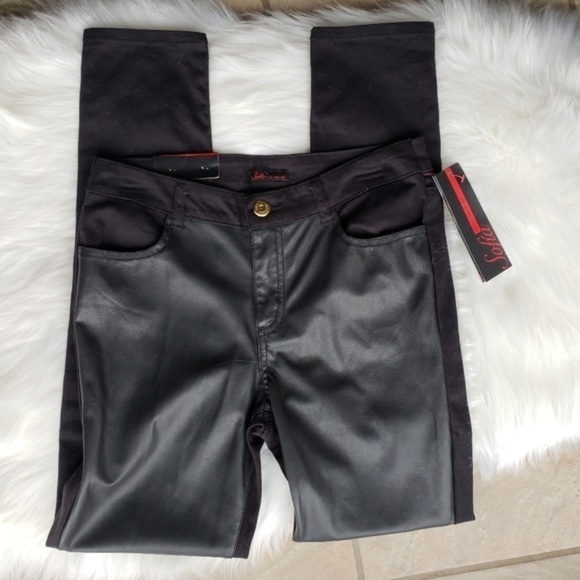 NWT Sophia Vergara Skinny Block Jegging sz 4 - Picture 1 of 6